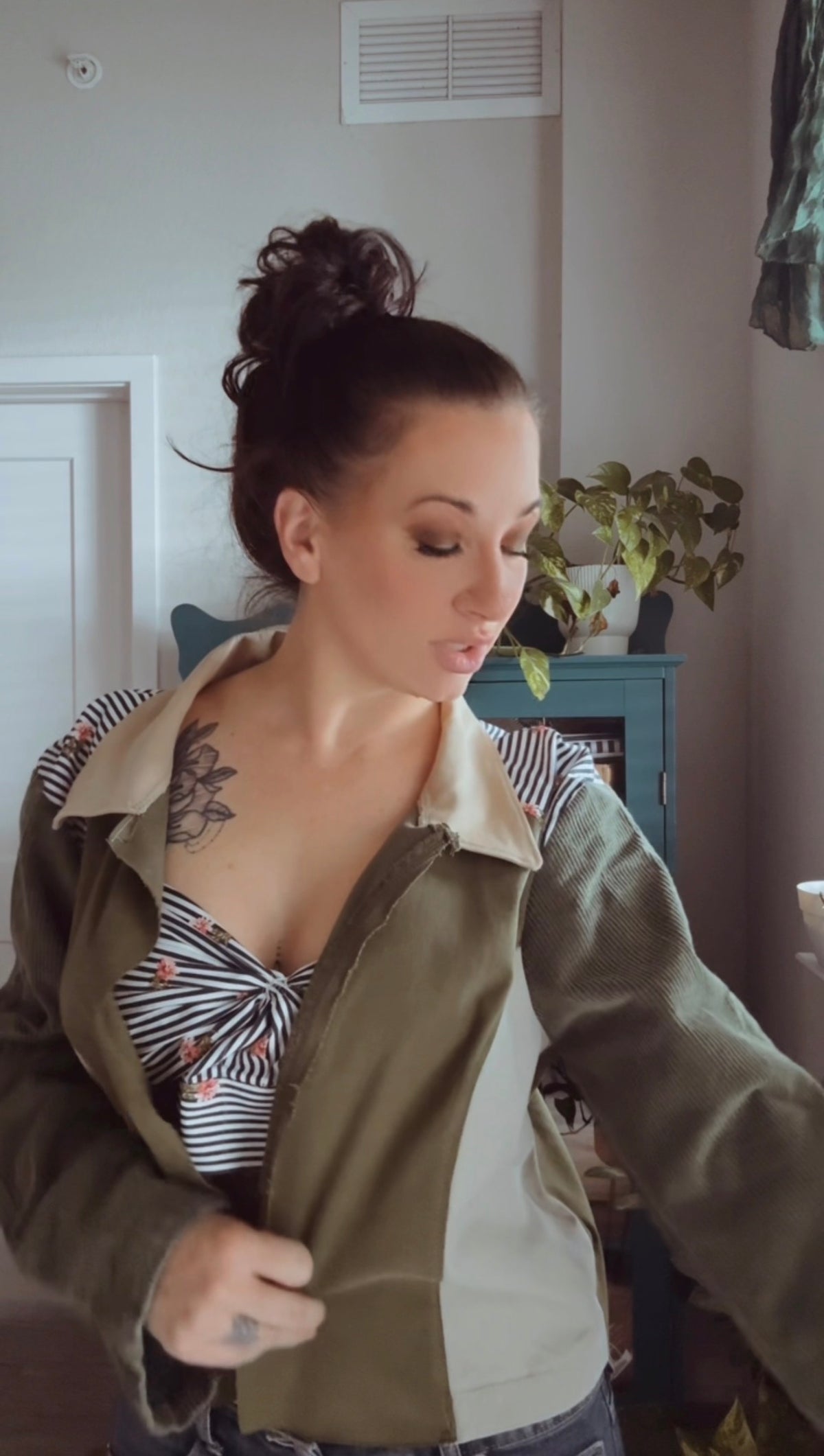 Deconstructed Khaki Jacket | One of One