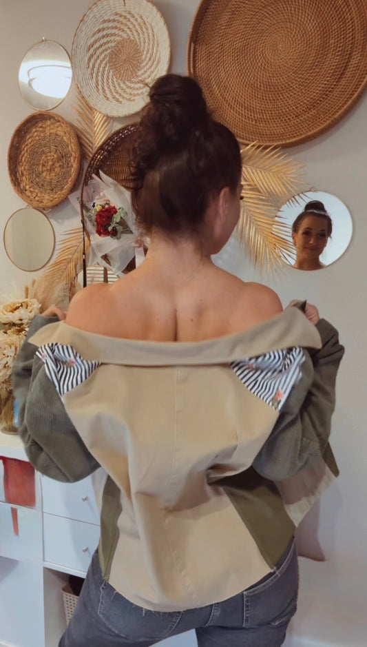 Deconstructed Khaki Jacket | One of One