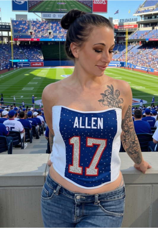 Upcycled #17 Jersey Corset | One of One